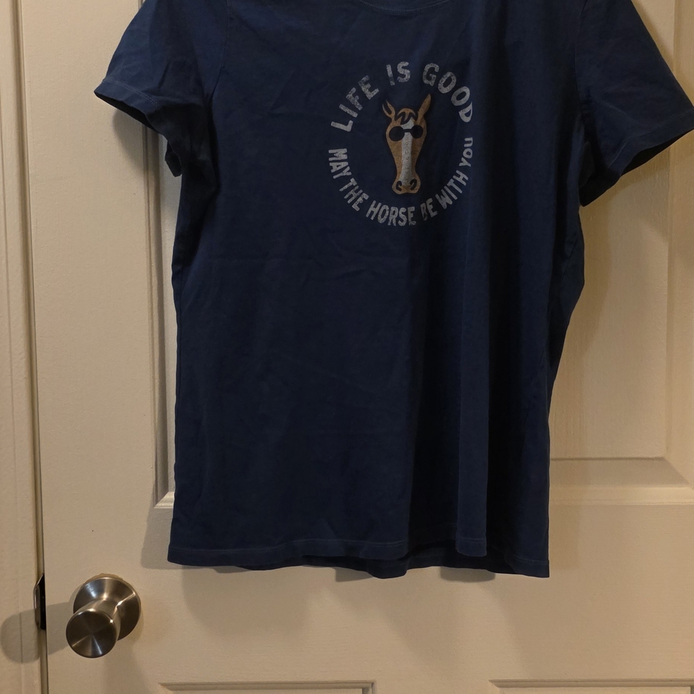 Life Is Good Teal Women's Tee